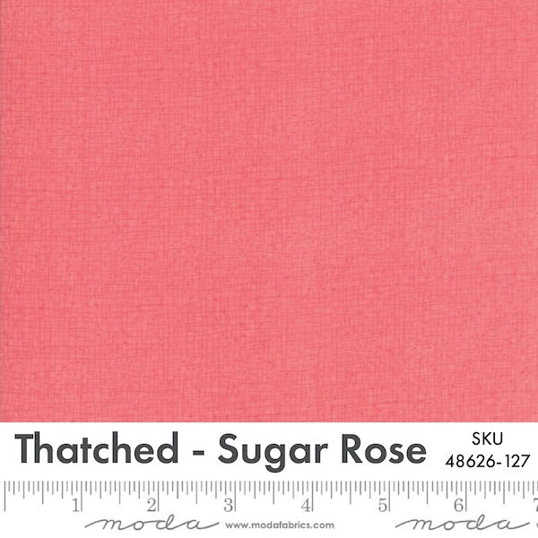 Thatched in Sugar Rose by Robin Pickens from Moda Fabrics 48626-127