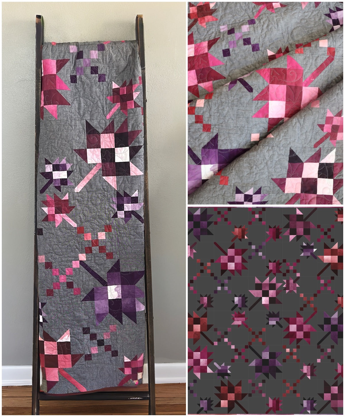 Ombre Autumn Day quilt pattern by V and Co. 