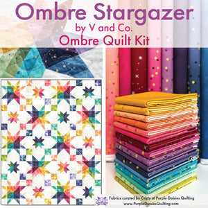Ombre Stargazer by V & Co. + Quilt Kit
