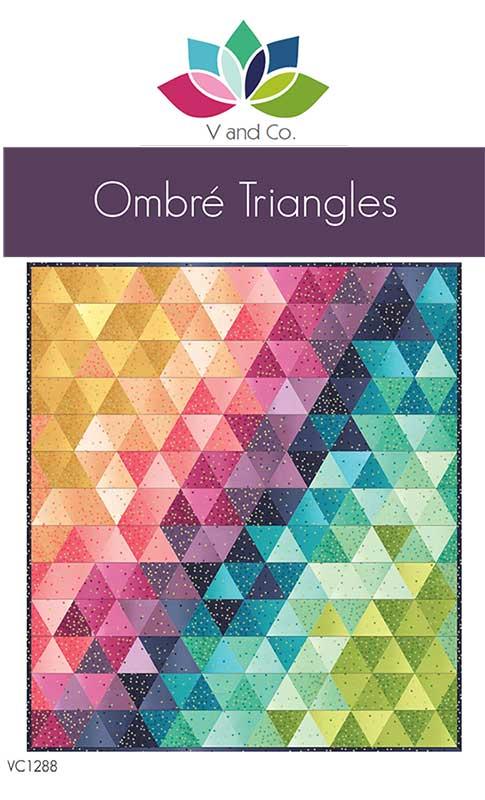 Ombre Triangles by V & Co. + Quilt Kit
