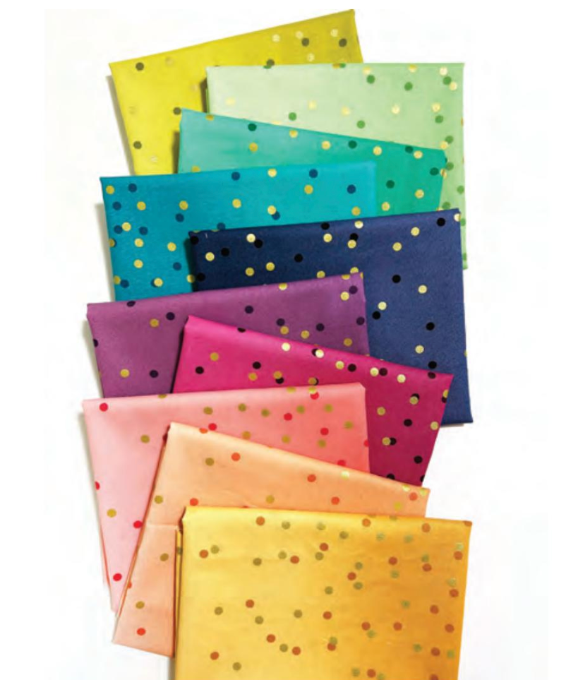 BEST V & Co. Ombre Confetti • Half Yard Bundle • 12 Colors