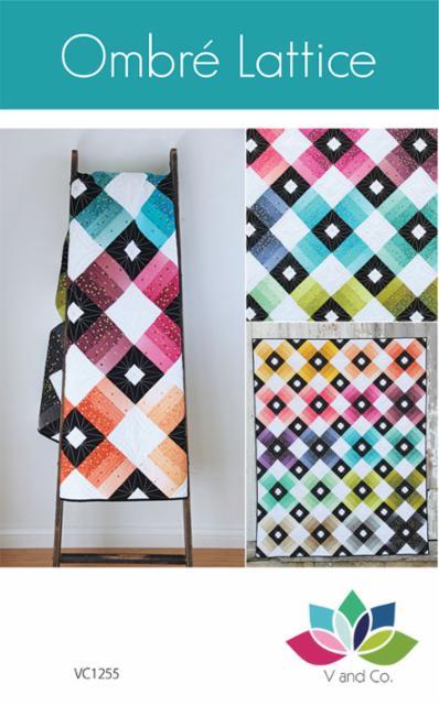 Ombre Lattice by V & Co. - Purple Daisies Quilting