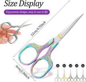 Vintage Floral Embroidery Scissors