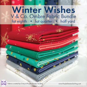 Winter Wishes • Ombre Fabric Bundle