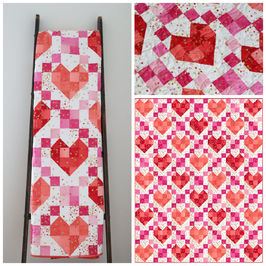 Heart Strings by V & Co. • I Heart Ombre Quilt Kit {PREORDER}