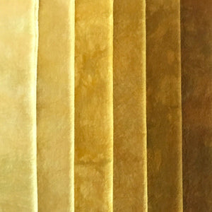 Gold - Solid Hand Dyed Fabric Bundle