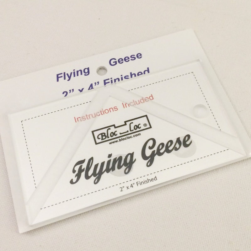 Bloc_Loc 2"x4" Flying Geese Square Up Ruler
