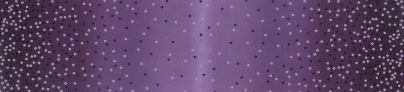 Aubergine • 108" wide Ombre Confetti • 1 yard