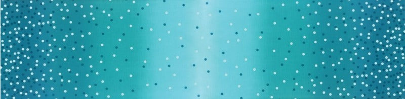 Turquoise - 108" wide Ombre Confetti - Half Yard - 11176-209