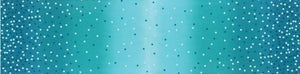 Turquoise - 108" wide Ombre Confetti - Half Yard - 11176-209