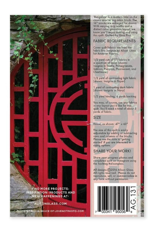 Bungalow Quilt Pattern