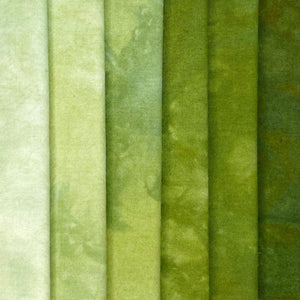 Avocado - Textured Hand Dyed Fabric Bundle