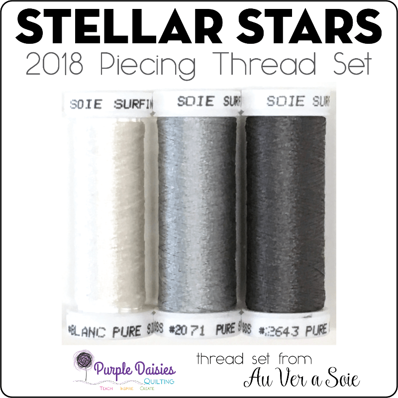 Stellar Stars - 2018 Piecing Thread Set