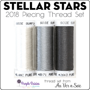 Stellar Stars - 2018 Piecing Thread Set
