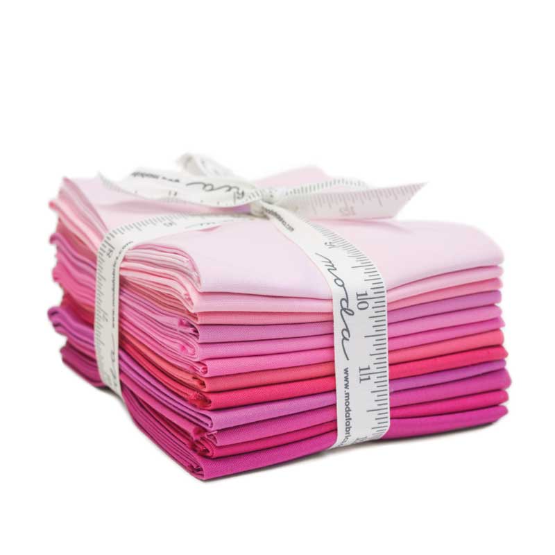 Pink - Bella Solids Fat Quarter Bundle