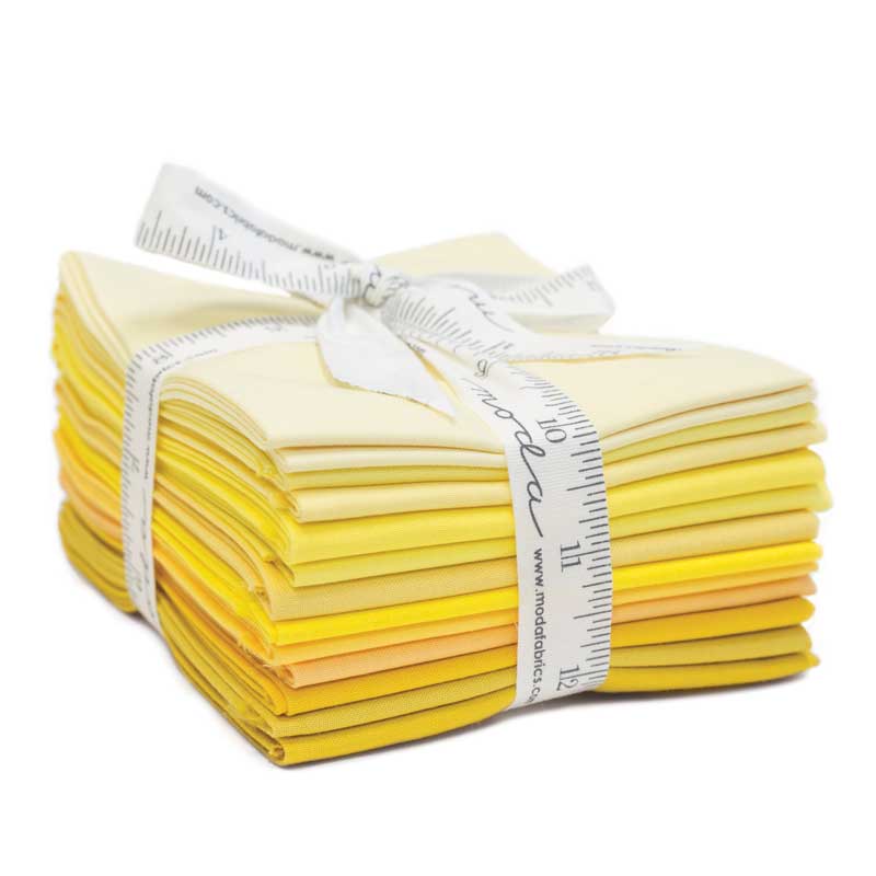 Yellow - Bella Solids Fat Quarter Bundle