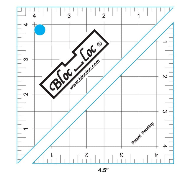 Bloc Loc Set 2.5/4.5/6.5 Half-Square Triangle Square up Rulers