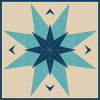 Country Star Barn by Violet Craft - Purple Daisies Quilting