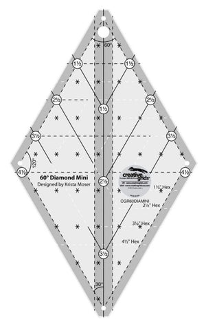 Mini Creative Grids 60˚ Diamond Ruler