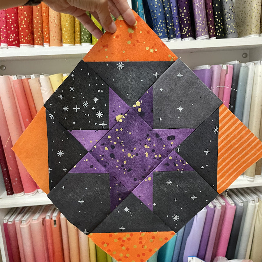 Extra Witchy Quilt Block - PDF