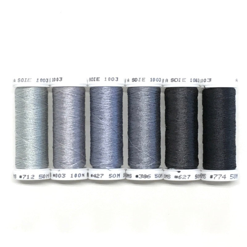 Grey Spectrum - Soie 100/3 Thread Collection