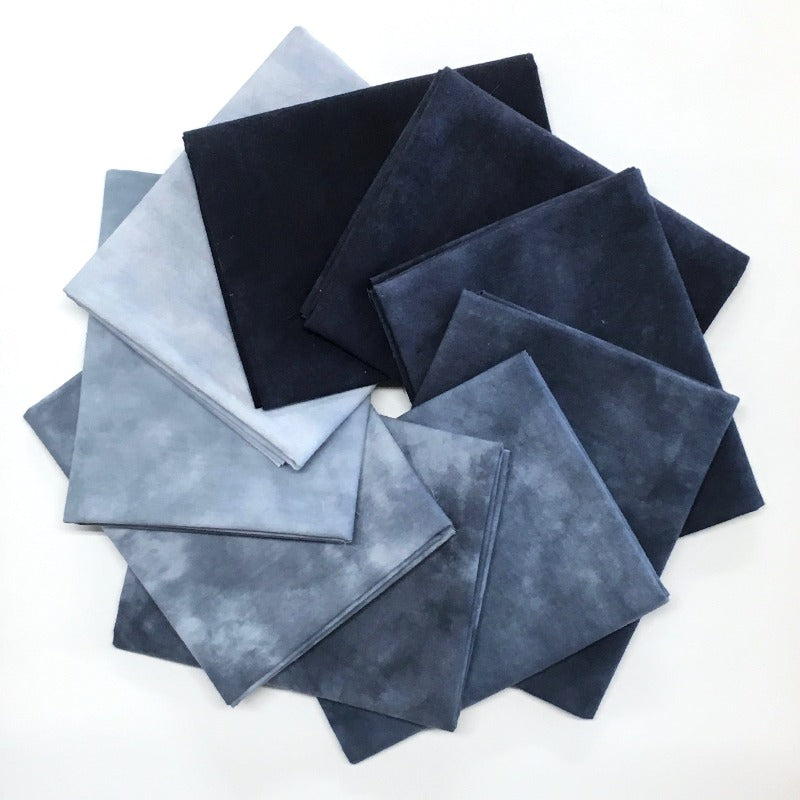 Gray Spectrum - Hand Dyed Fabric Bundle