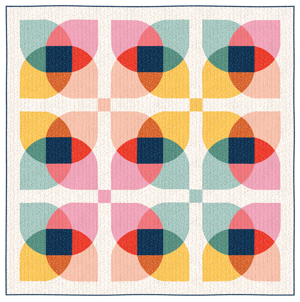 Hole Punch Dot Quilt Kit Purple Daisies Quilting