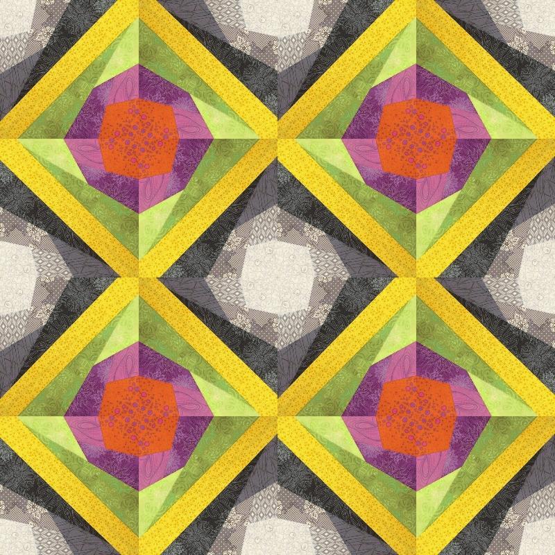 Downloadable Patterns & Designs - Purple Daisies Quilting