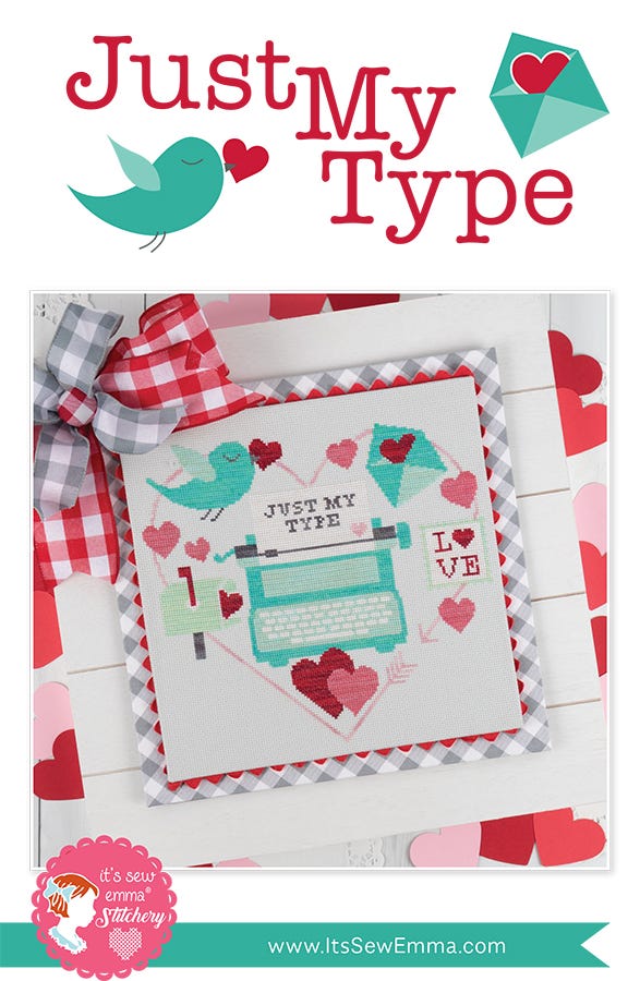 Just My Type - Cross Stitch Pattern