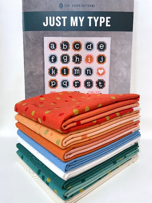 Just My Type by Pen + Paper Patterns Quilt Kit