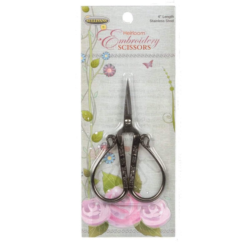 Embroidery Purple Scissors 4.2 by Allary Corporation 20-1537 - The  NeedleArt Closet