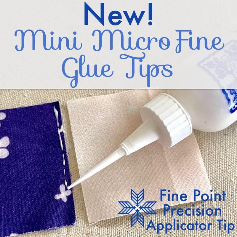 Mini MicroFine™ Glue Tips - Purple Daisies Quilting