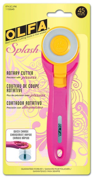 Olfa Splash Rotary Cutter - Size 45mm