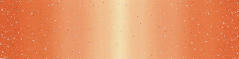 Tangerine - Ombre Fairy Dust - Half Yard - 10871-311