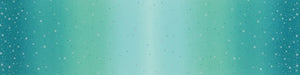 Turquoise - Ombre Fairy Dust - Half Yard - 10871-209