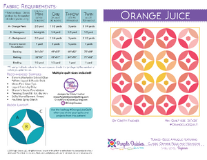 Orange Juice Quilt