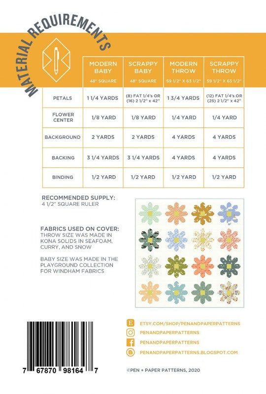 Fresh as a Daisy - Quilt Pattern