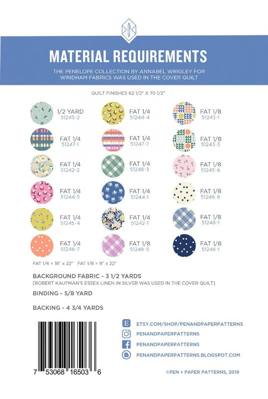 Won't You Be My Neighbor (Tiny Town) - Quilt Pattern