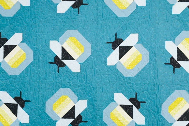 Paper Firefly Pattern Firefly Quilt by Pen + Paper Patterns - Purple Daisies Quilting
