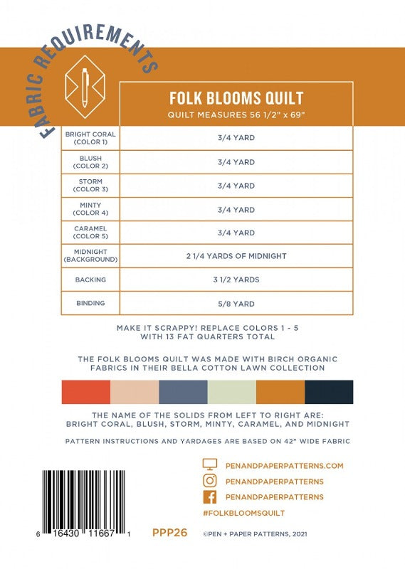 Folk Blooms Quilt