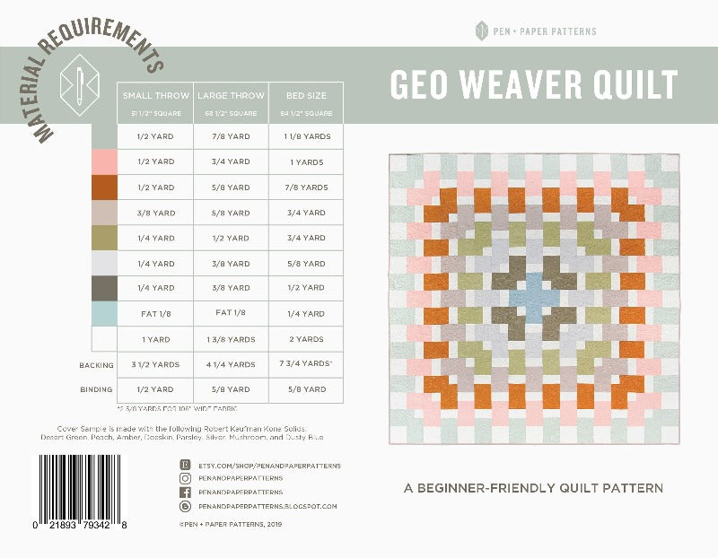 Geo Weaver Quilt