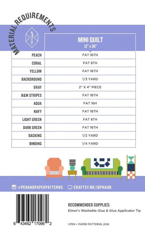 Get Cozy - Mini Quilt Pattern