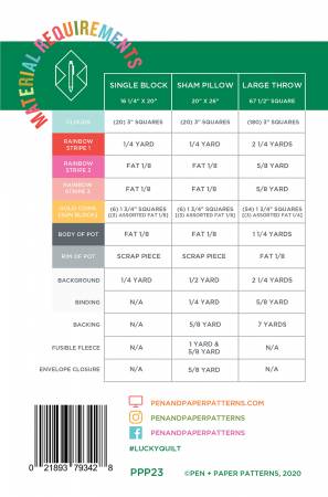 Lucky Quilt by Pen + Paper Patterns