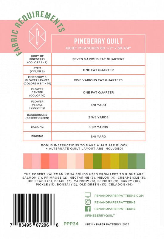 Pineberry Quilt