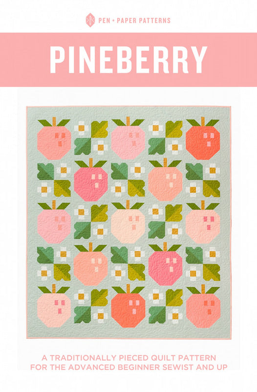 Pineberry Quilt pattern by Pen + Paper Patterns