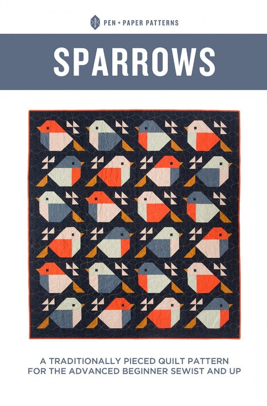 Sparrows Quilt by Pen + Paper Patterns
