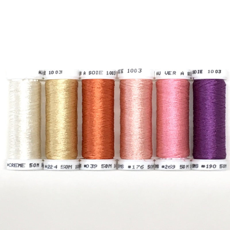 Pastel Daisies - Soie 100/3 Thread Collection