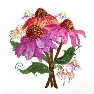 Pink Coneflower - Leaf Thread Collection
