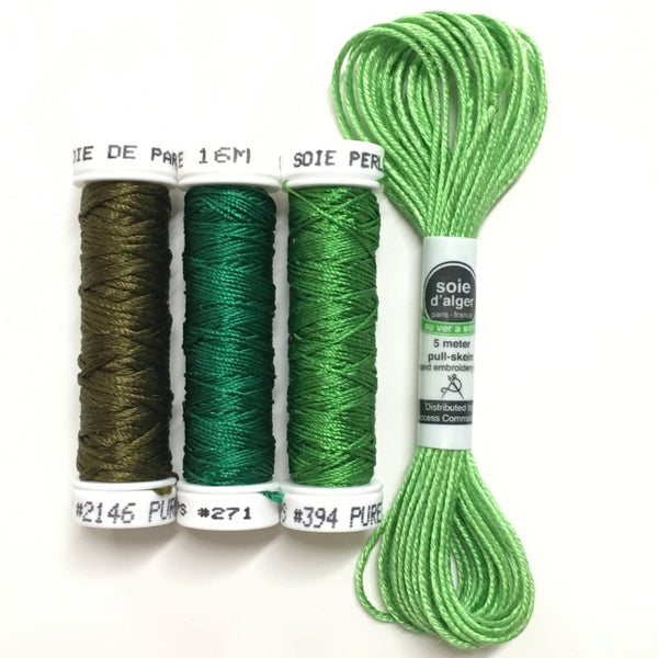 Purple Hibiscus - Leaf Thread Collection - Purple Daisies Quilting