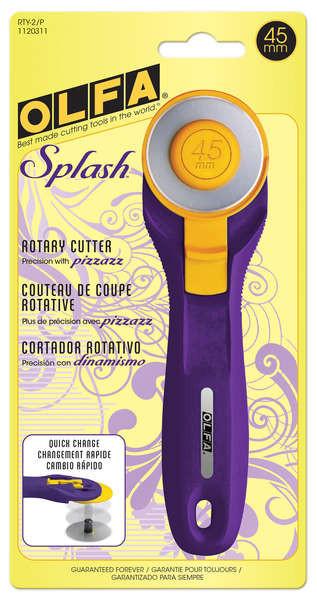 Olfa Splash Rotary Cutter - Size 45mm